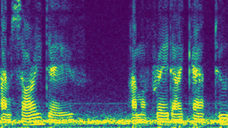 Showing a spectrogram